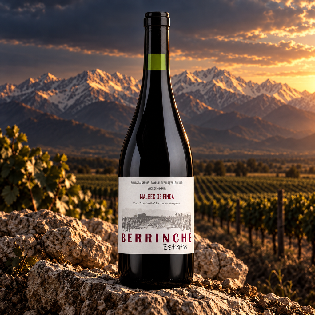 Berrinche Estate Single-Vineyard Malbec 2023 | Premium Argentine Malbec from Valle de Uco