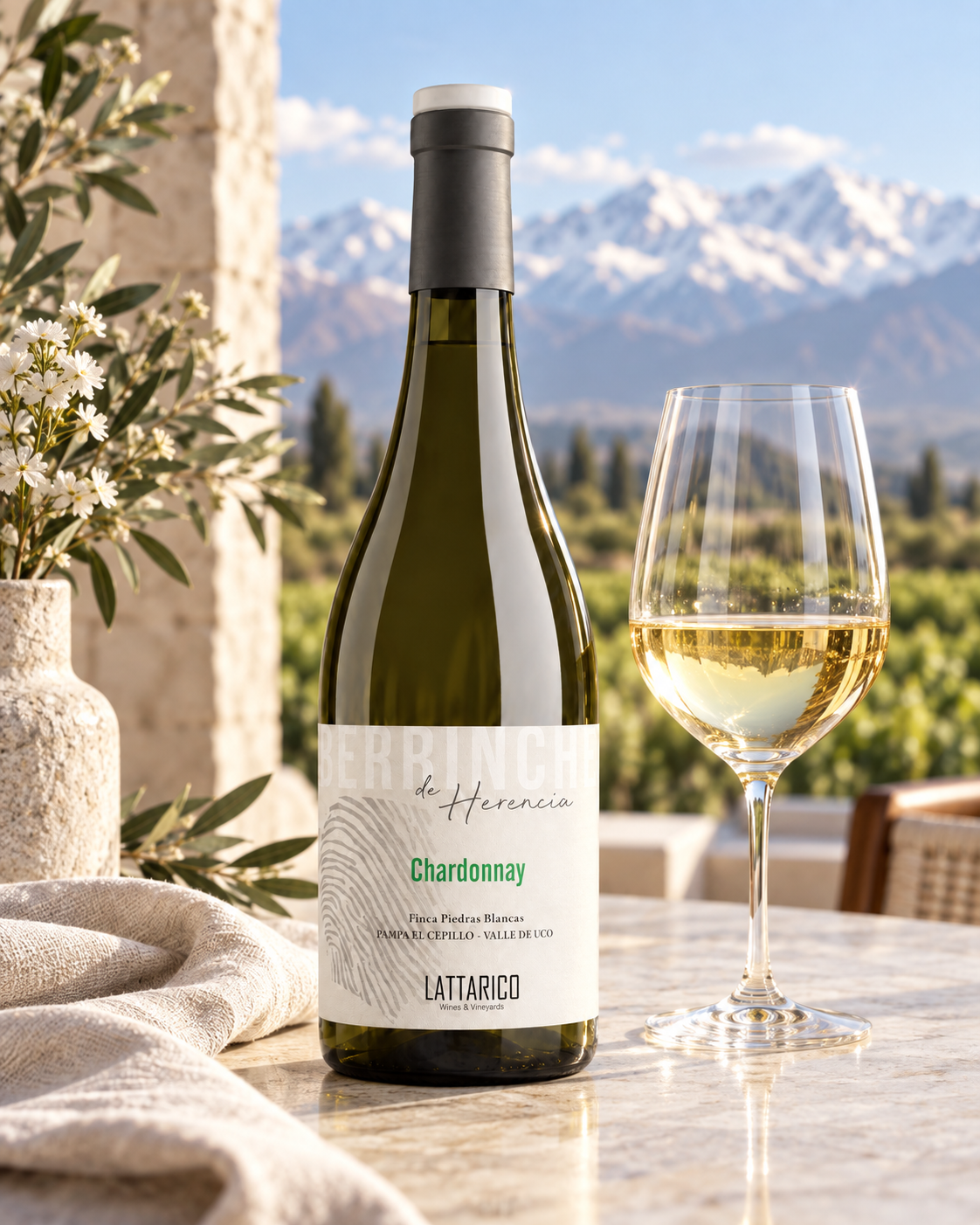 Berrinche de Herencia Chardonnay 2024 | Premium Argentine Chardonnay from Valle de Uco